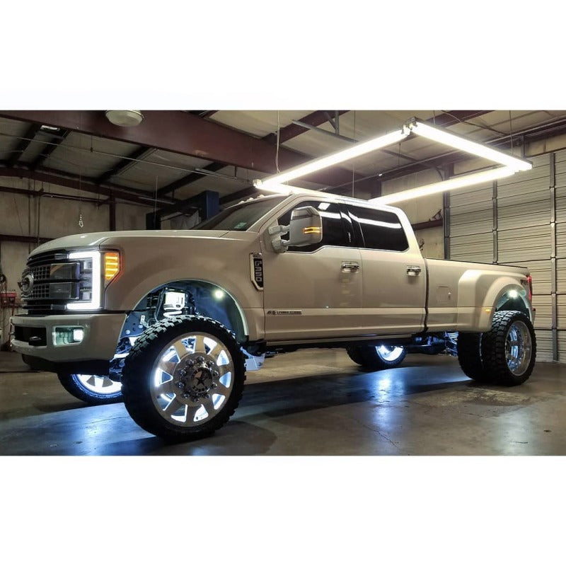 Load image into Gallery viewer, Oracle LED Illuminated Wheel Rings - Double LED - White

