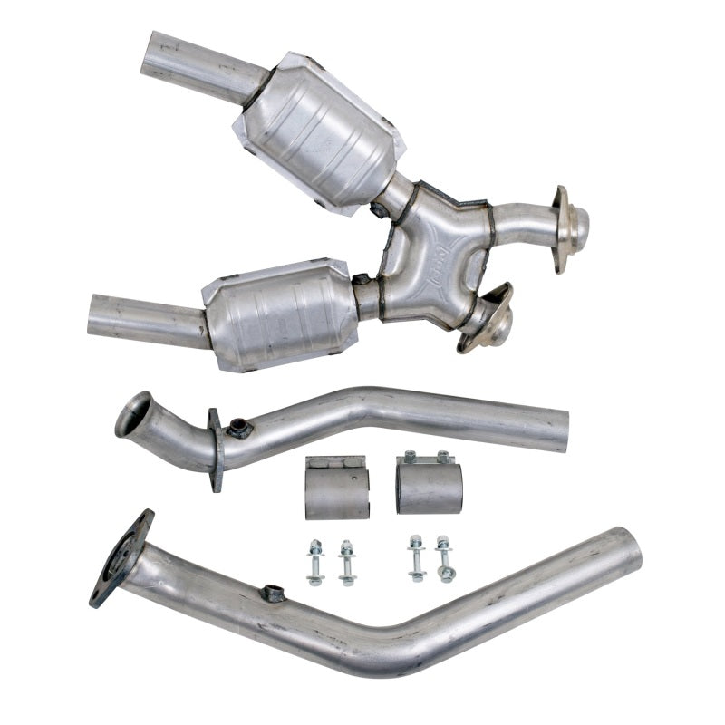 Load image into Gallery viewer, BBK 99-04 Mustang 4.6 GT / Cobra High Flow X Pipe With Catalytic Converters - 2-1/2
