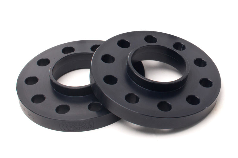 Load image into Gallery viewer, H&amp;R Trak+ 18mm DR Wheel Spacer Bolt Pattern 5/112 Center Bore 66.5 Bolt Thread 14x1.5 - Black
