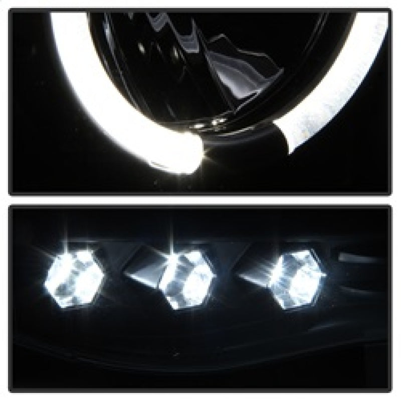 Load image into Gallery viewer, Spyder Dodge Ram 1500 02-05/Ram 2500 03-05 Projector Headlights LED Halo LED Blk PRO-YD-DR02-HL-BK

