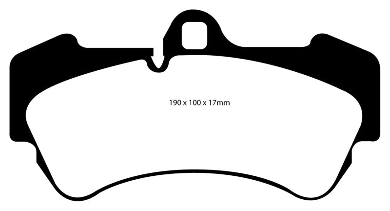 Load image into Gallery viewer, EBC 04-07 Porsche Cayenne 3.2 Redstuff Front Brake Pads
