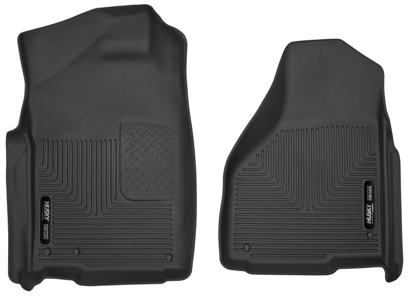 Load image into Gallery viewer, Husky Liners 09-14 Dodge Ram/Ram Quad Cab X-Act Contour Black Front Floor Liners
