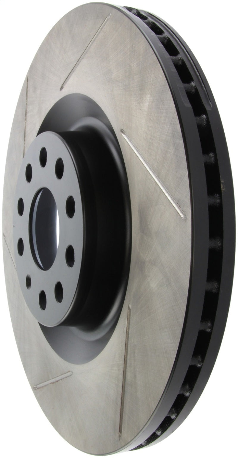 Load image into Gallery viewer, StopTech Power Slot 09 VW CC (Passat CC) / 06-09 Passat Front Right Slotted Rotor
