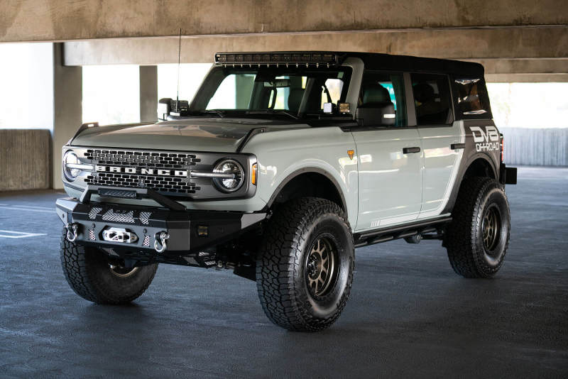 Load image into Gallery viewer, DV8 Offroad Bull Bar Add-On For DV8 Ford Bronco Bumpers - Fits 13in Elite Series Light Bar
