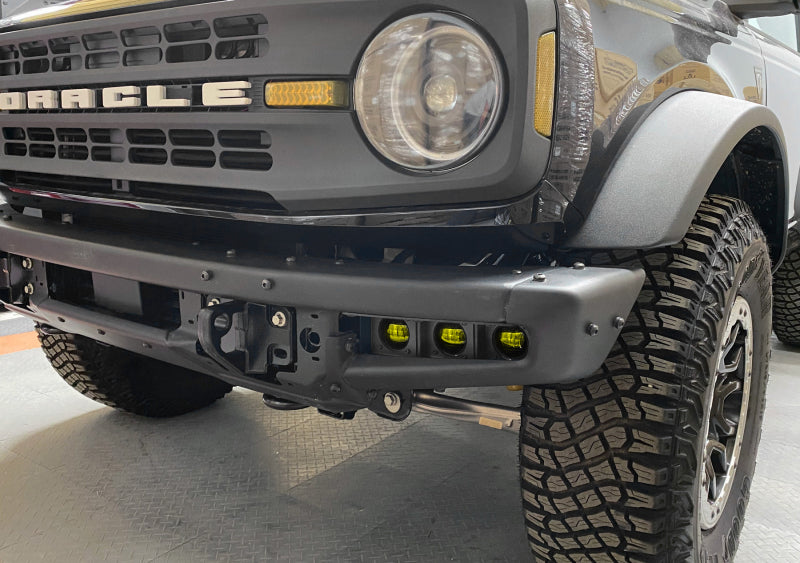 Load image into Gallery viewer, ORACLE Lighting 21-22 Ford Bronco Triple LED Fog Light Kit for Steel Bumper - Yellow
