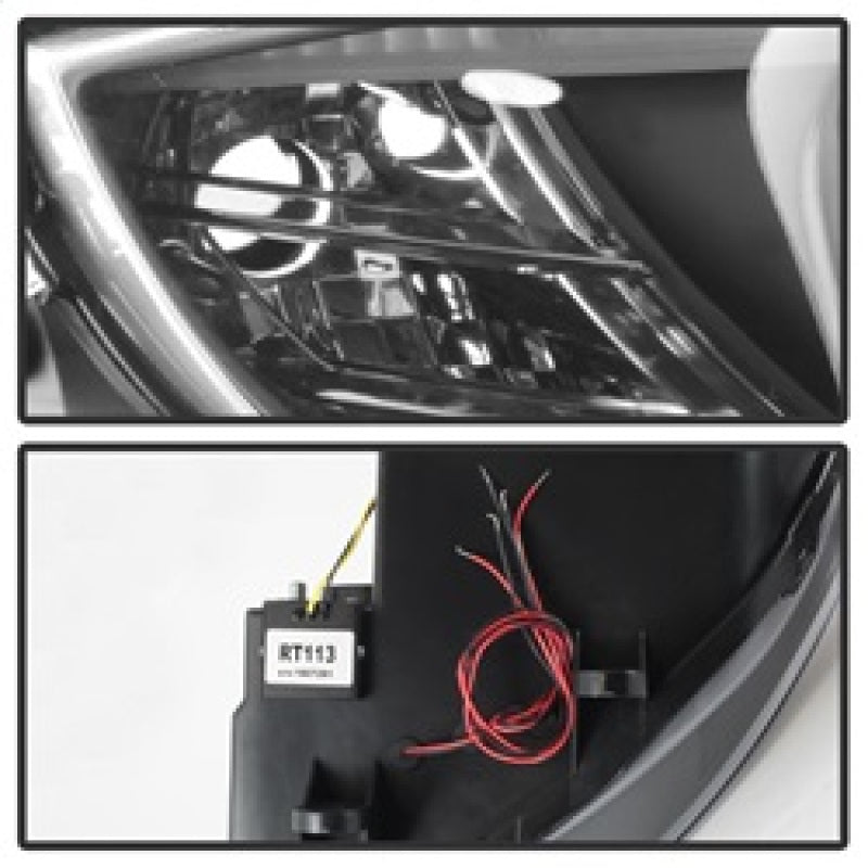 Load image into Gallery viewer, Spyder BMW Z4 03-08 Projector Headlights Xenon/HID Model Only - LED Halo Black PRO-YD-BMWZ403-HID-BK

