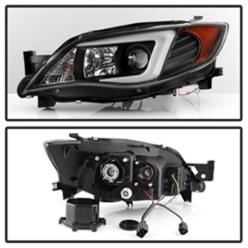 Load image into Gallery viewer, Spyder Subaru WRX 08-09 Projector Headlights - HID Model Only - Black PRO-YD-SWRX08-HID-LBDRL-BK
