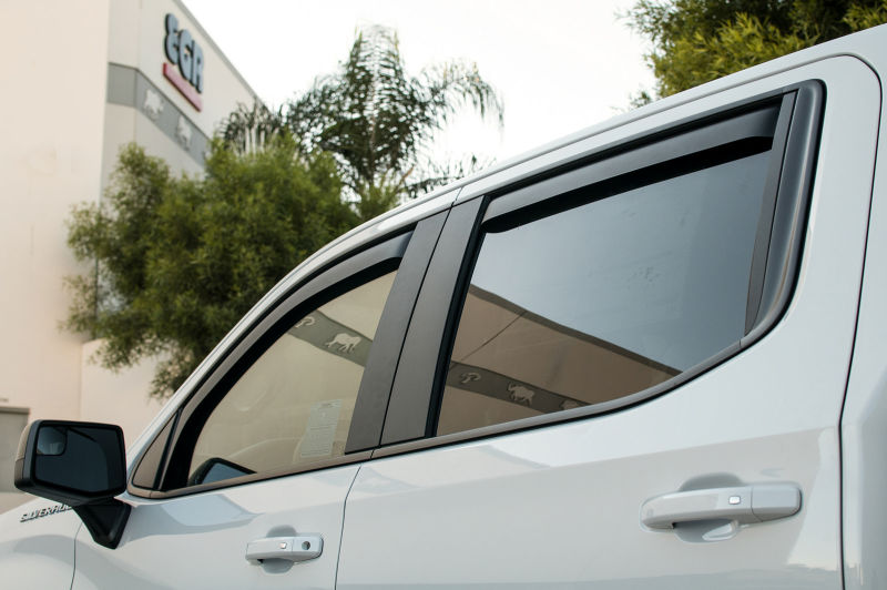 Load image into Gallery viewer, EGR 2019 Chevy 1500 Crew Cab In-Channel Window Visors - Matte
