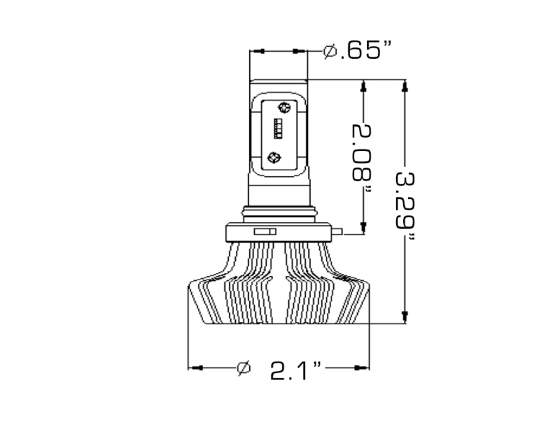 Load image into Gallery viewer, Oracle 9006 4000 Lumen LED Headlight Bulbs (Pair) - 6000K
