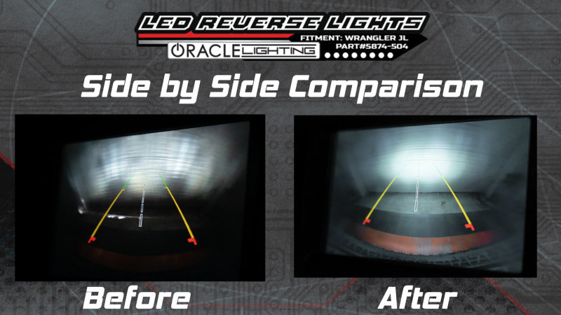 Load image into Gallery viewer, Oracle Rear Bumper LED Reverse Lights for Jeep Wrangler JL - 6000K
