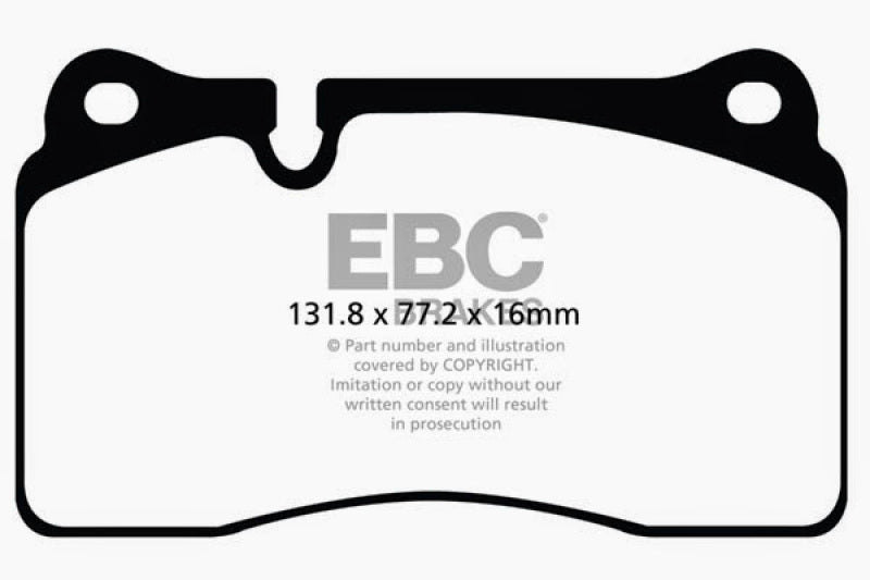 Load image into Gallery viewer, EBC 11-14 Audi TT RS 2.5 Turbo Yellowstuff Front Brake Pads

