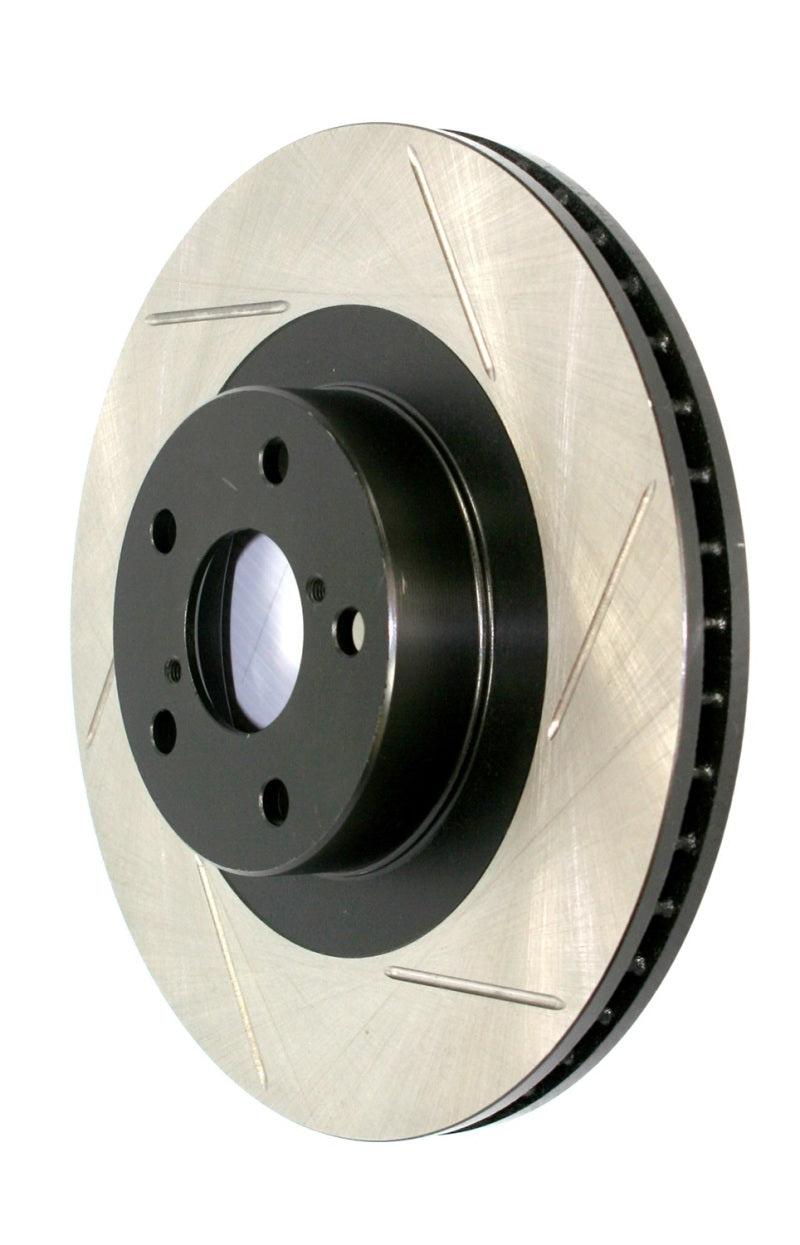 Load image into Gallery viewer, StopTech Power Slot 06-07 Chrysler SRT-8 Rear Left Slotted Rotor
