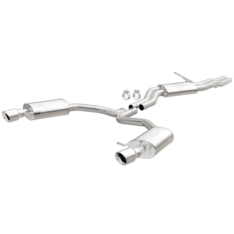 Load image into Gallery viewer, MagnaFlow Sys C/B 12-15 Audi A6 / A7 3.0L V6 SS 2.5in Dual Split Rear Ext 4in Tips
