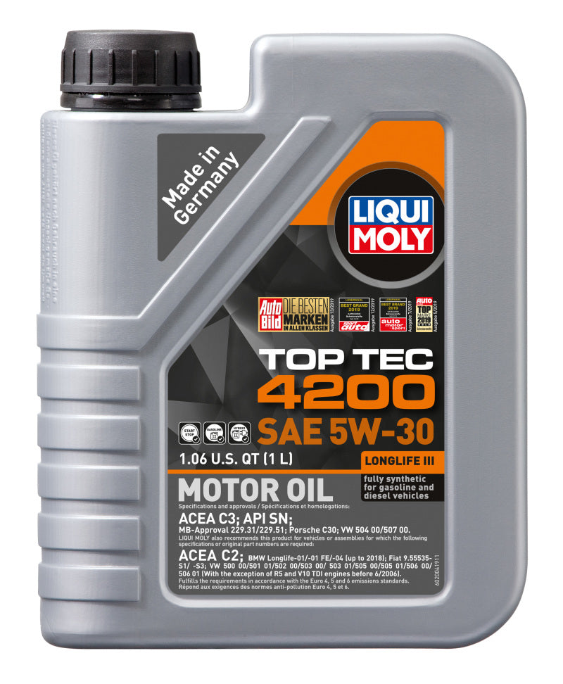 Load image into Gallery viewer, LIQUI MOLY 1L Top Tec 4200 Motor Oil 5W30
