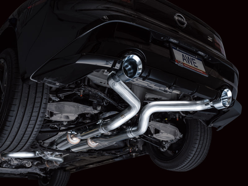 Load image into Gallery viewer, AWE 2023 Nissan Z RZ34 RWD Track Edition Catback Exhaust System w/ Chrome Silver Tips
