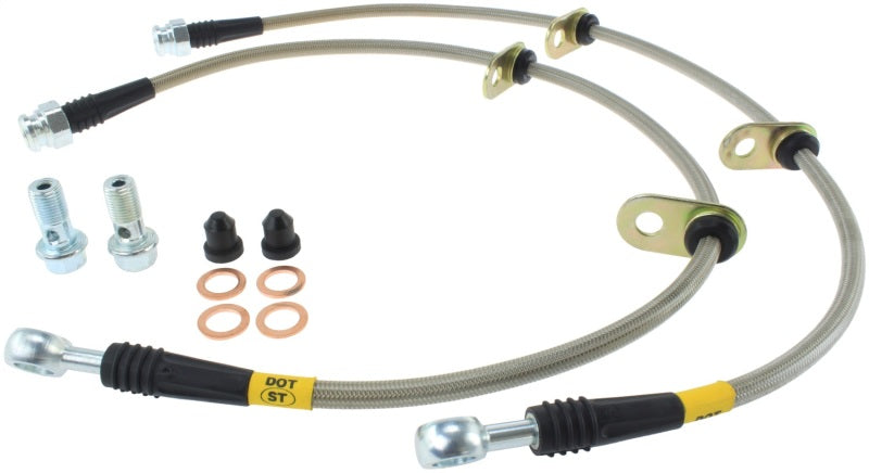 Load image into Gallery viewer, StopTech 91-05 Acura NSX Front SS Brake Lines
