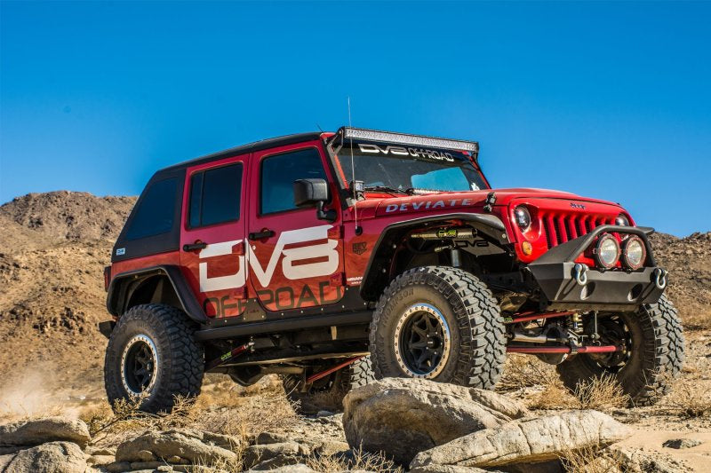 Load image into Gallery viewer, DV8 Offroad 07-18 Jeep Wrangler JK Front &amp; Rear Flat Tube Fenders
