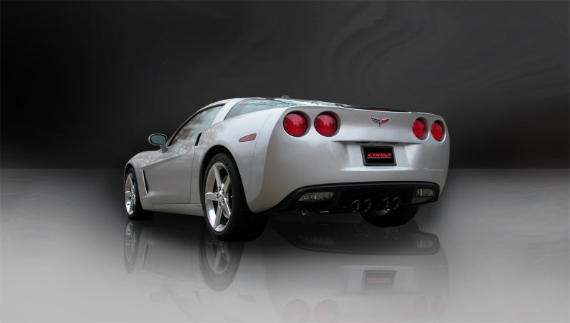 Load image into Gallery viewer, Corsa 09-13 Chevrolet Corvette C6 6.2L V8 Black Sport Axle-Back Exhaust
