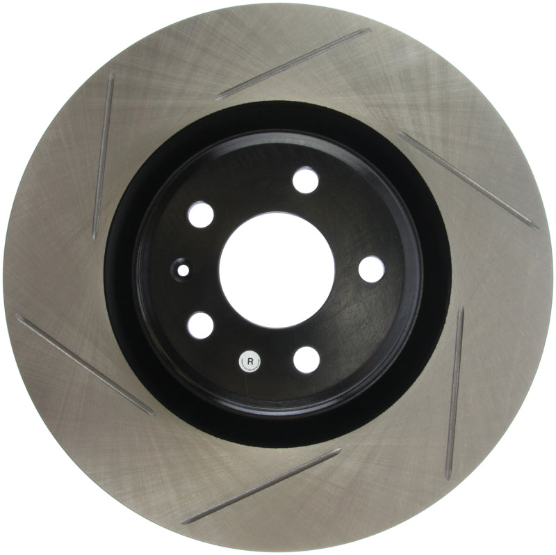Load image into Gallery viewer, StopTech Power Slot 10-6/11 Audi S4 / 08-11 S5 Front Right Slotted Rotor
