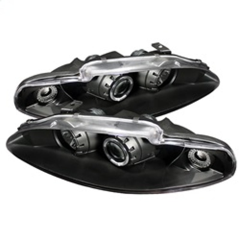 Load image into Gallery viewer, Spyder Mitsubishi Eclipse 95-96 Projector Headlights LED Halo Black High H1 Low H1 PRO-YD-ME95-HL-BK
