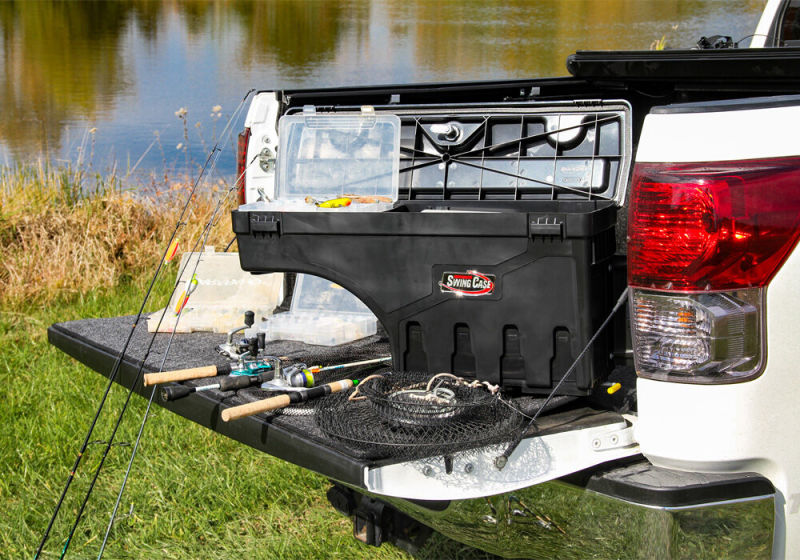 Load image into Gallery viewer, UnderCover 15-20 Ford F-150 Passengers Side Swing Case - Black Smooth
