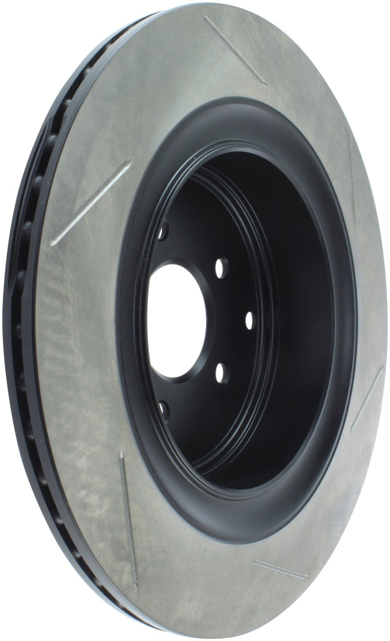 Load image into Gallery viewer, StopTech Power Slot 09 Infiniti FX50 5.0L-V8 Slotted Rear Right Rotor

