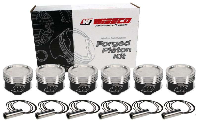 Load image into Gallery viewer, Wiseco Toyota 7MGTE 4v Dished -16cc Turbo 83.5 Piston Shelf Stock Kit
