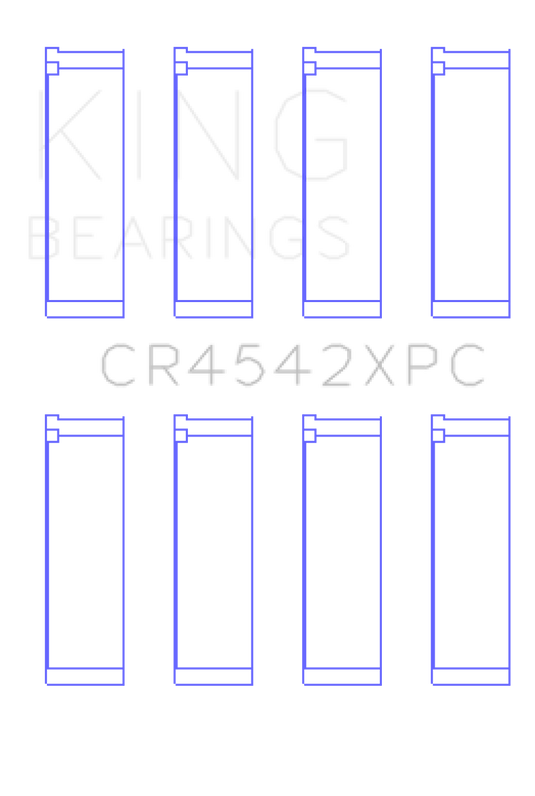 King Honda K-Series (Size STD) pMaxKote Performance Rod Bearing Set