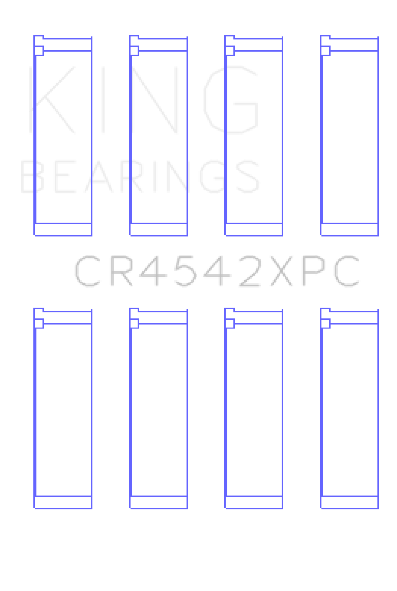 Load image into Gallery viewer, King Honda K-Series (Size STDX) pMaxKote Performance Rod Bearing Set
