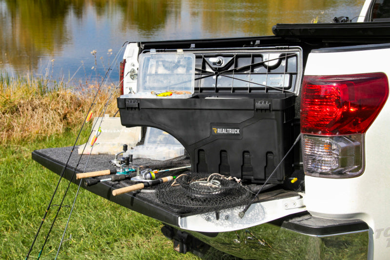 Load image into Gallery viewer, UnderCover 15-20 Ford F-150 Passengers Side Swing Case - Black Smooth
