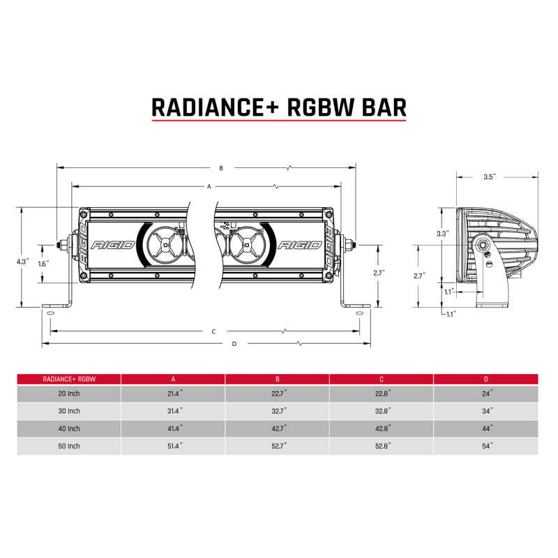 Load image into Gallery viewer, Rigid Industries Radiance+ 40in. RGBW Light Bar
