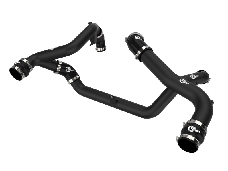 Load image into Gallery viewer, aFe 22-23 Ford Explorer BladeRunner Aluminum Hot and Cold Charge Pipe Kit - Blk
