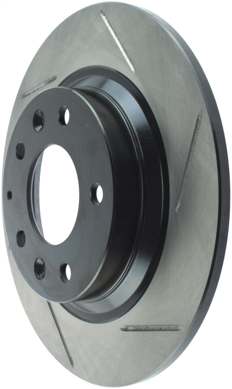 Load image into Gallery viewer, StopTech Power Slot Mazda Mazda6 Slotted Left Rear Rotor
