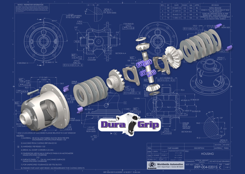 Load image into Gallery viewer, Yukon Gear Dura Grip Positraction For GM 8.5in w/ 28 Spline Axles

