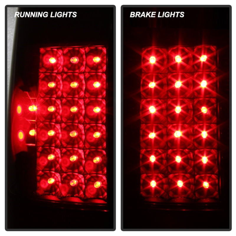 Load image into Gallery viewer, Xtune Ford F250/350/450/550 Super Duty 99-07 LED Tail Lights Black Smoke ALT-JH-FF15097-LED-BKSM
