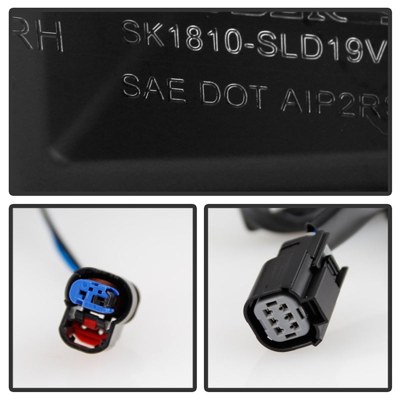 Load image into Gallery viewer, Spyder Chevy Silverado 19-20 (Do Not Fit Halogen Model) LED Tail Light Blk ALT-YD-CS19LED-BK
