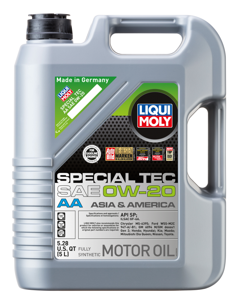 Load image into Gallery viewer, LIQUI MOLY 5L Special Tec AA Motor Oil 0W20
