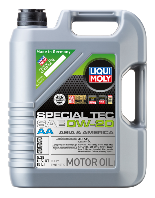 LIQUI MOLY 5L Special Tec AA Motor Oil 0W20