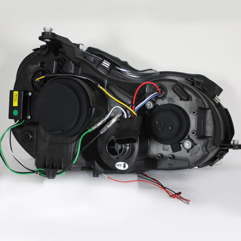 Load image into Gallery viewer, Spyder Mercedes Benz CLK 03-09 Projector Halogen Model- LED Halo DRL Chrm PRO-YD-MBCLK03-DRL-C
