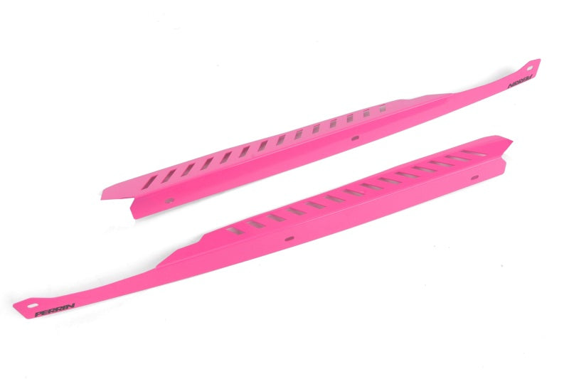 Load image into Gallery viewer, Perrin 08-14 Subaru WRX/STI Fender Shroud Set - Hyper Pink
