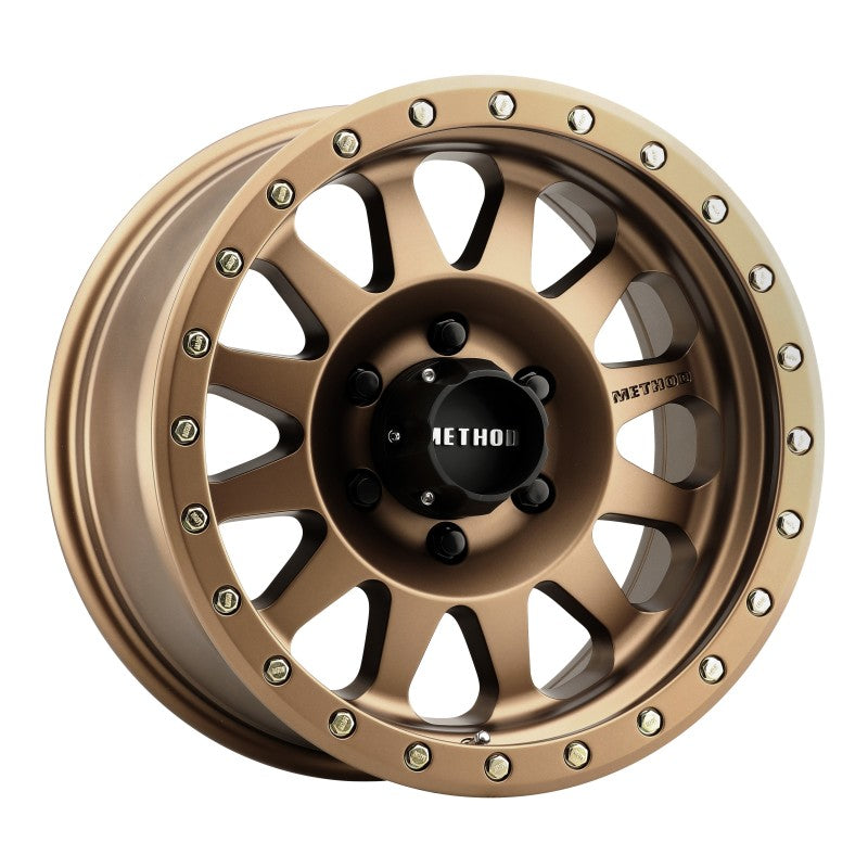 Load image into Gallery viewer, Method MR304 Double Standard 17x8.5 0mm Offset 6x5.5 108mm CB Method Bronze Wheel
