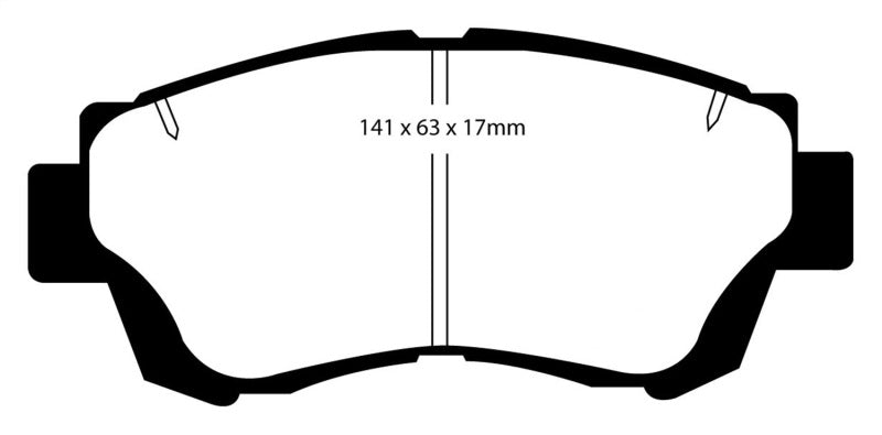 Load image into Gallery viewer, EBC 92-96 Lexus ES300 3.0 Yellowstuff Front Brake Pads
