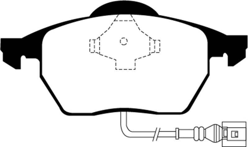 Load image into Gallery viewer, EBC 99-06 Audi TT 1.8 Turbo Redstuff Front Brake Pads
