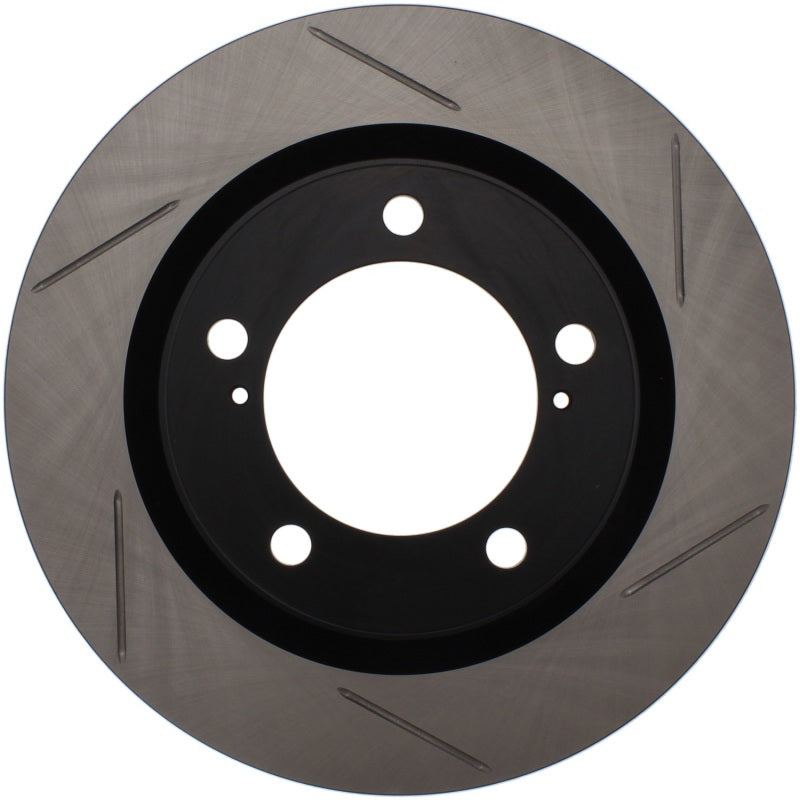 Load image into Gallery viewer, StopTech Power Slot 08-09 Toyota Sequoia / 07-09 Tundra Slotted Left Front Rotor
