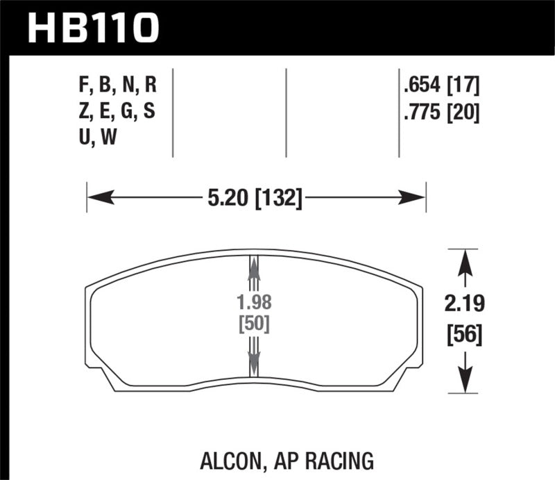Load image into Gallery viewer, Hawk AP CP3307 / CP5040-5S4 / CP5200 (SC250) Caliper DTC-60 Race Brake Pads
