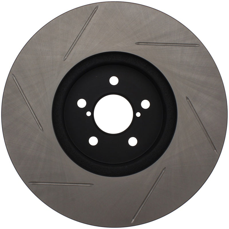 Load image into Gallery viewer, StopTech Power Slot 05-08 LGT Front Left Slotted Rotor
