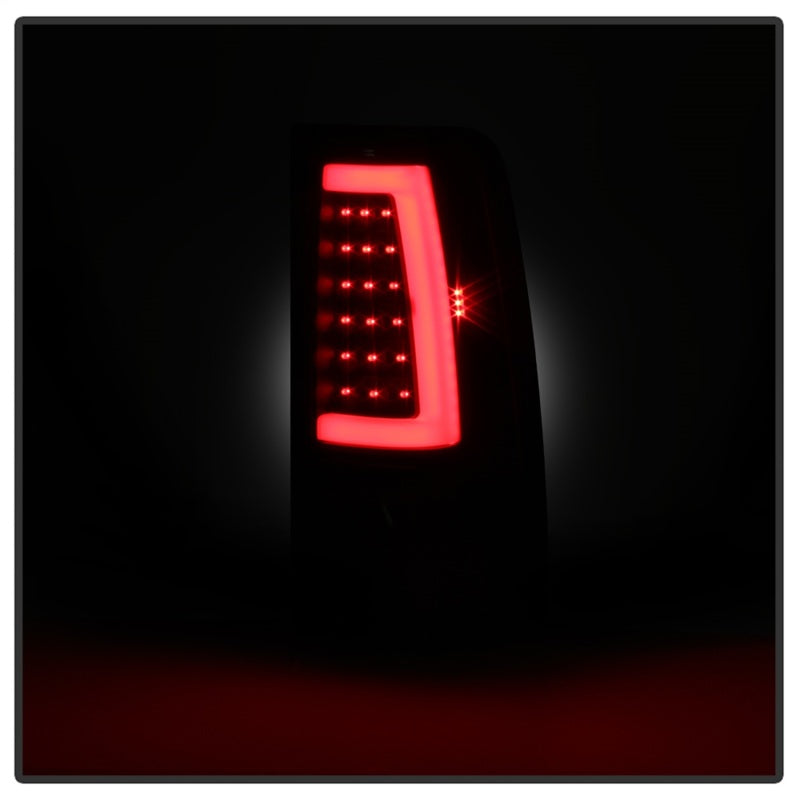 Load image into Gallery viewer, xTune Chevy Silverado 1500/2500/3500 99-02 Version 3 Tail Lights Black Smoke ALT-ON-CS99V3-LBLED-BSM
