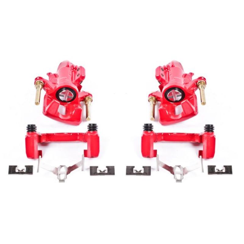 Load image into Gallery viewer, Power Stop 94-01 Acura Integra Rear Red Calipers w/Brackets - Pair
