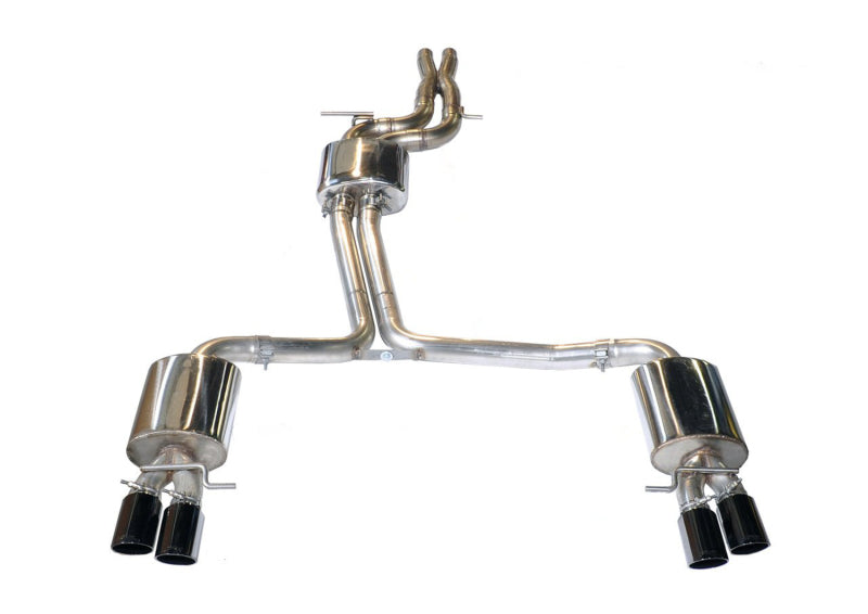 Load image into Gallery viewer, AWE Tuning Audi B8.5 S5 3.0T Touring Edition Exhaust System - Diamond Black Tips (102mm)
