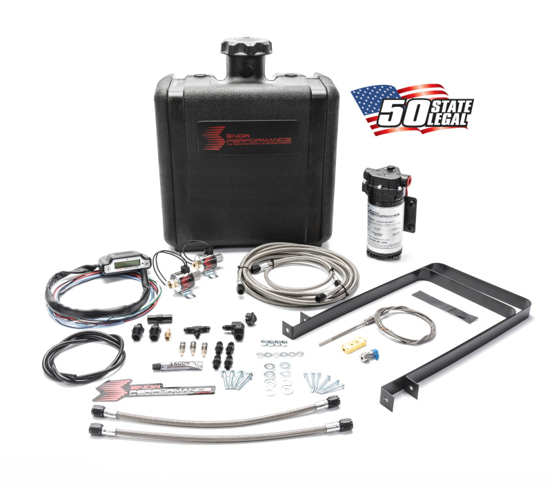 Load image into Gallery viewer, Snow Performance Stg 3 Boost Cooler Water Injection Kit TD Univ. (SS Braided Line and 4AN Fittings)
